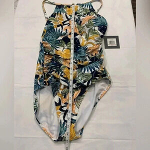 ELLEN Tracy One Piece Tummy Control Swimsuit Size 12